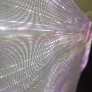 Teixit de fibra òptica per a roba lluminosa